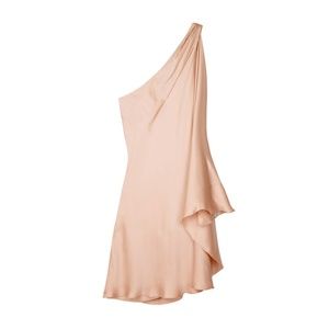 SOLD Halston Heritage Silk one shoulder mini dress